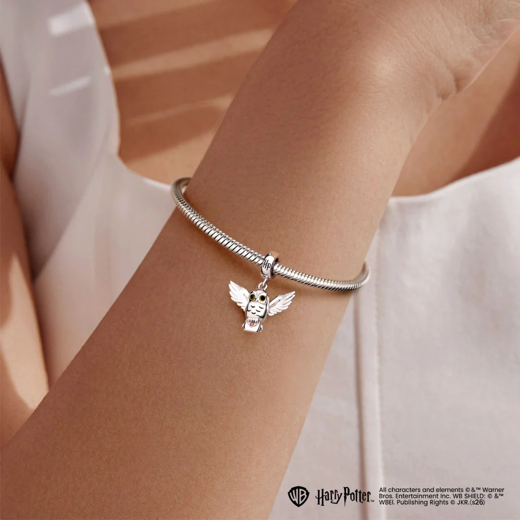 Gnoce Harry Potter Hedwig Snow Owl Charm - Image 3