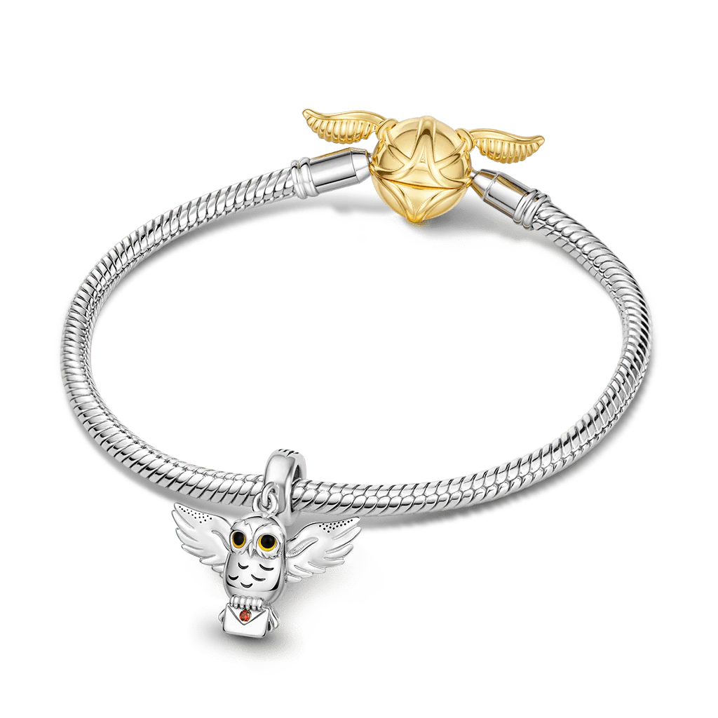 Gnoce Harry Potter Hedwig Snow Owl Charm - Image 4
