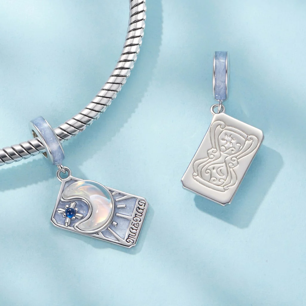 Gnoce High Priestess Tarot Pendant Dangle Charm - Image 2