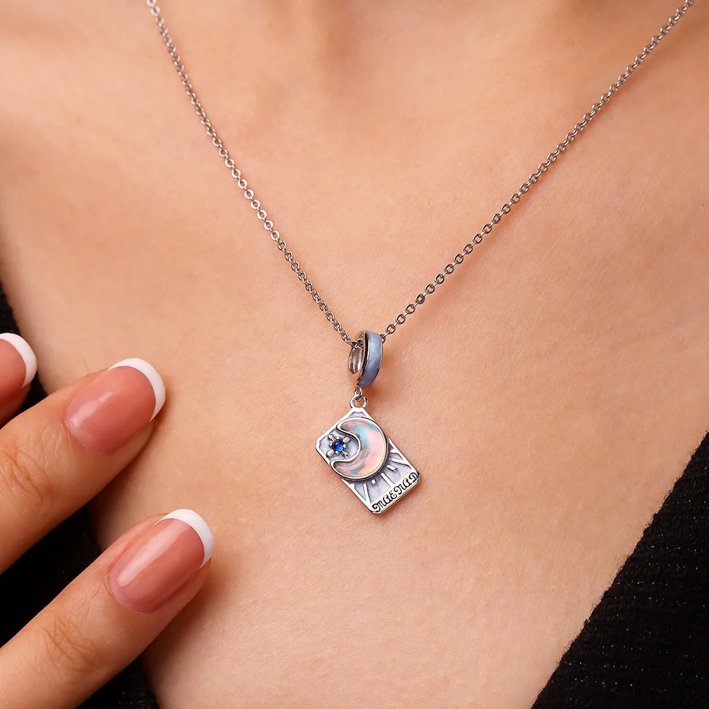 Gnoce High Priestess Tarot Pendant Dangle Charm - Image 5