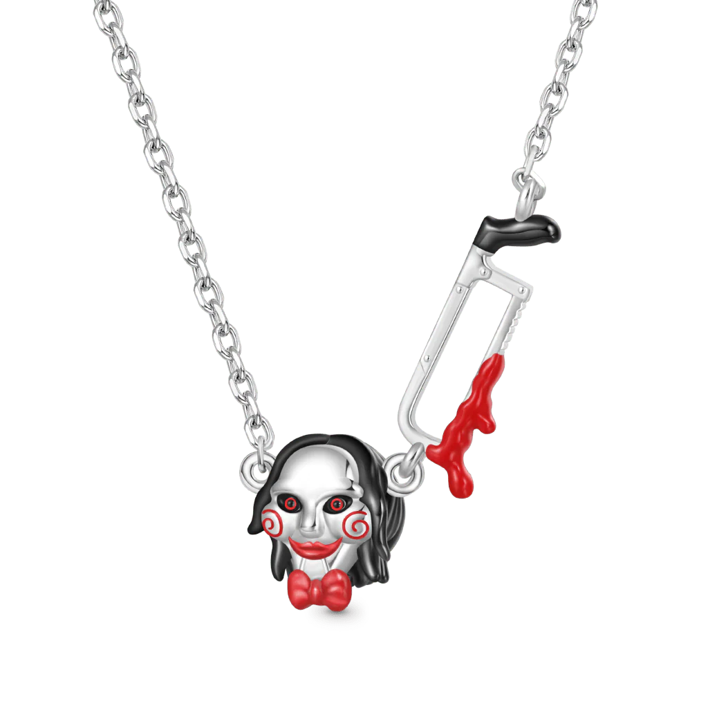 Gnoce Horror SAW Billy Necklace