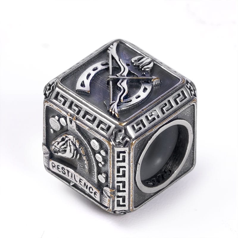 Gnoce Four Horsemen of Apocalypse Men's Charm Platinum-plated Silver Blend - Image 3