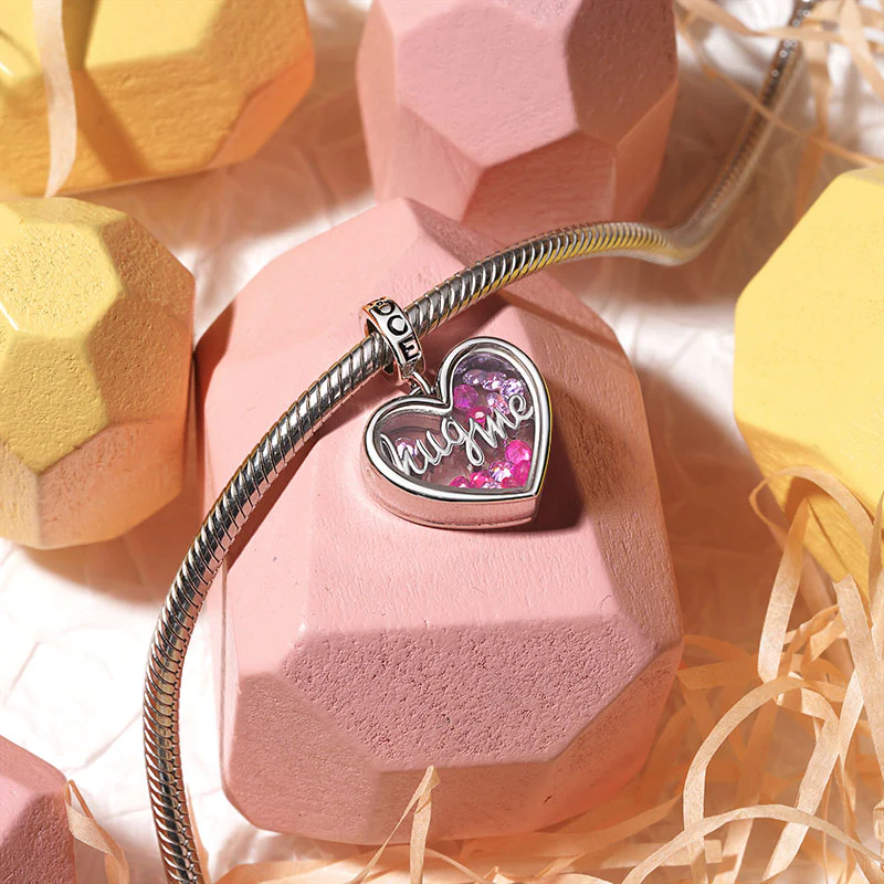 Gnoce Hugme Love Heart Pendant Dangle Charm - Image 3