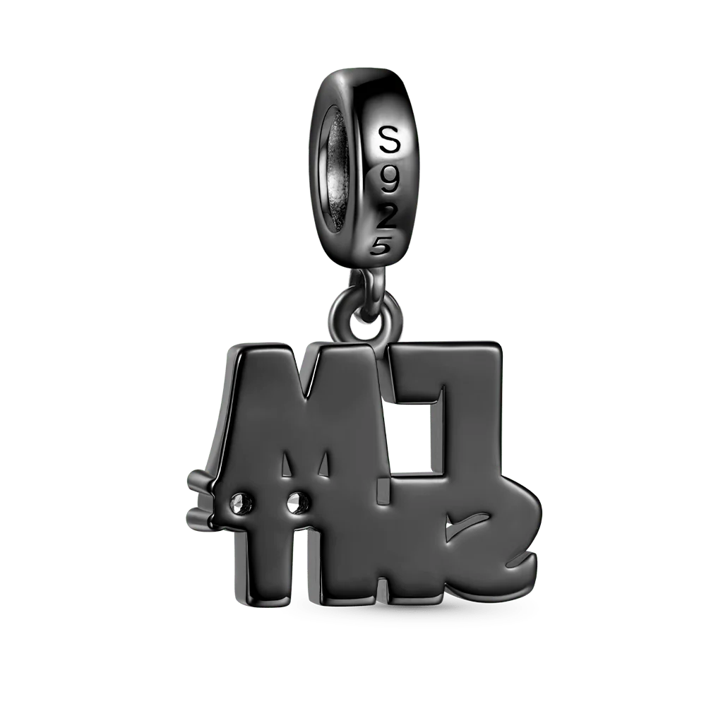 Gnoce IM SHY Individuality Birthstone Charm Platinum-plated Silver Blend - Image 2