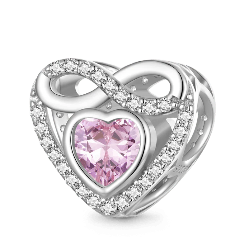 Gnoce Infinite Love Heart Charm