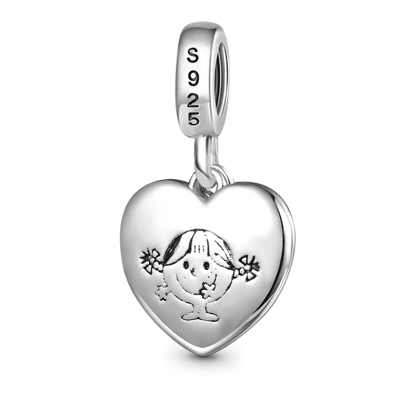 Gnoce Infinite Love Heart Charm Platinum-plated Silver Blend - Image 3