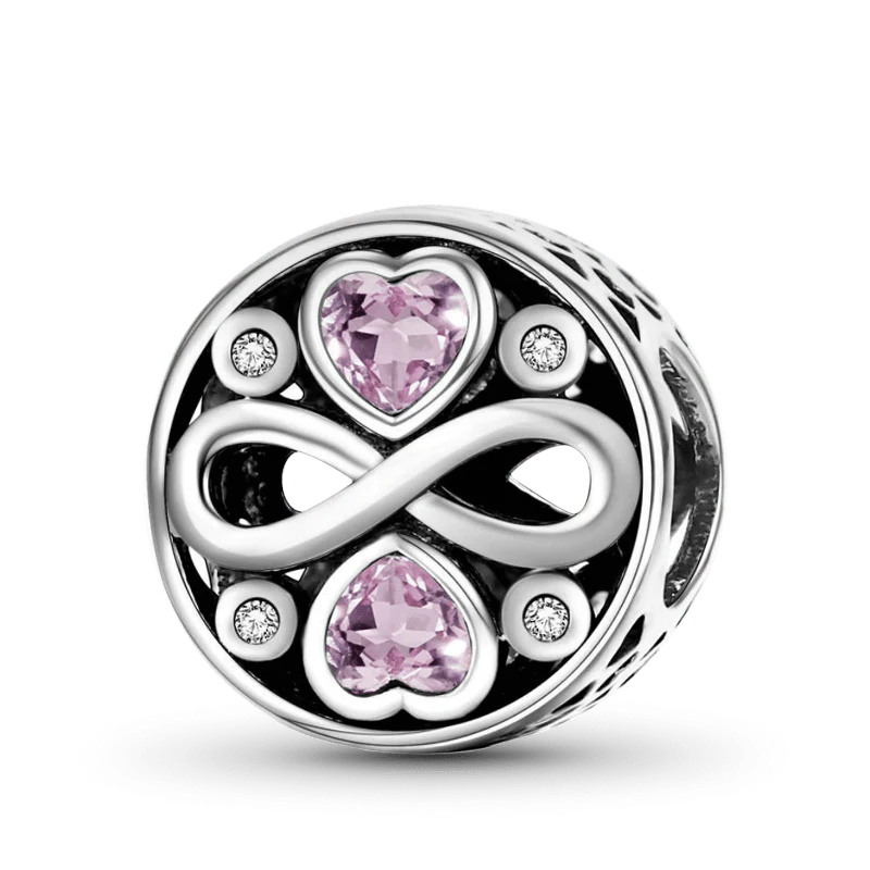Infinity Love Charm Bead Sterling Silver