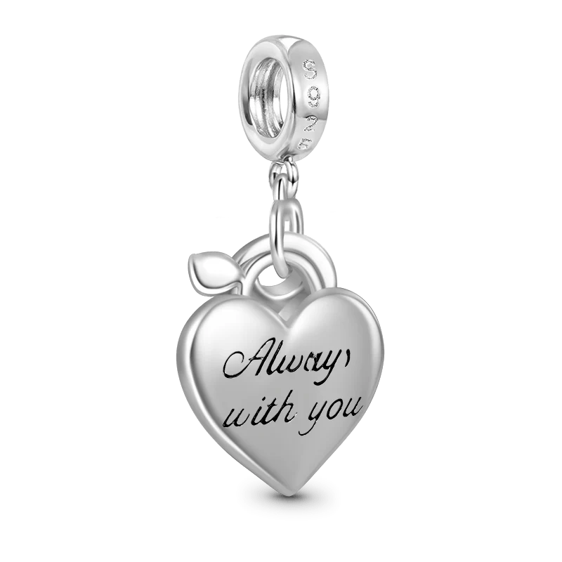 Gnoce Key to Your Heart Charm Platinum-plated Silver Blend - Image 2