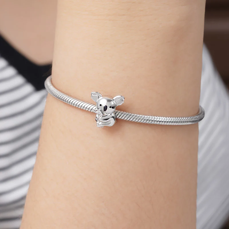 Koala on theTree Charm Bead Sterling Silver - Image 3
