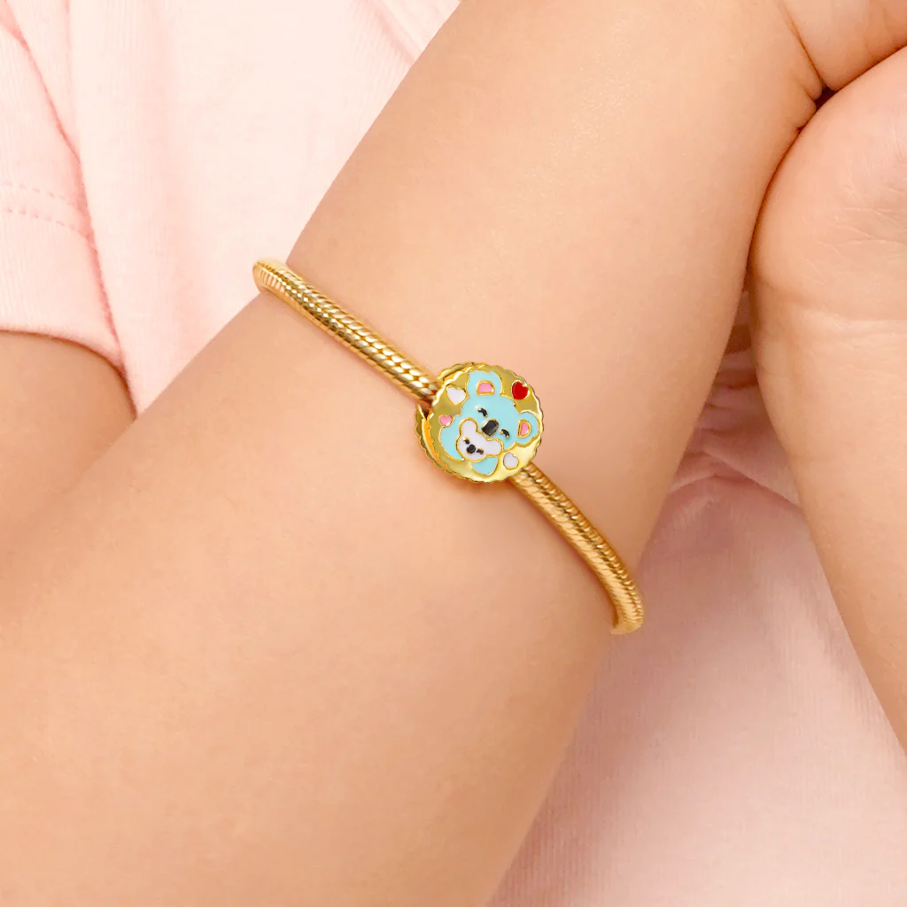 Koala Mother & Child Charm Bead Sterling Silver 18K Gold Plated Mother's Day Gift - Image 4