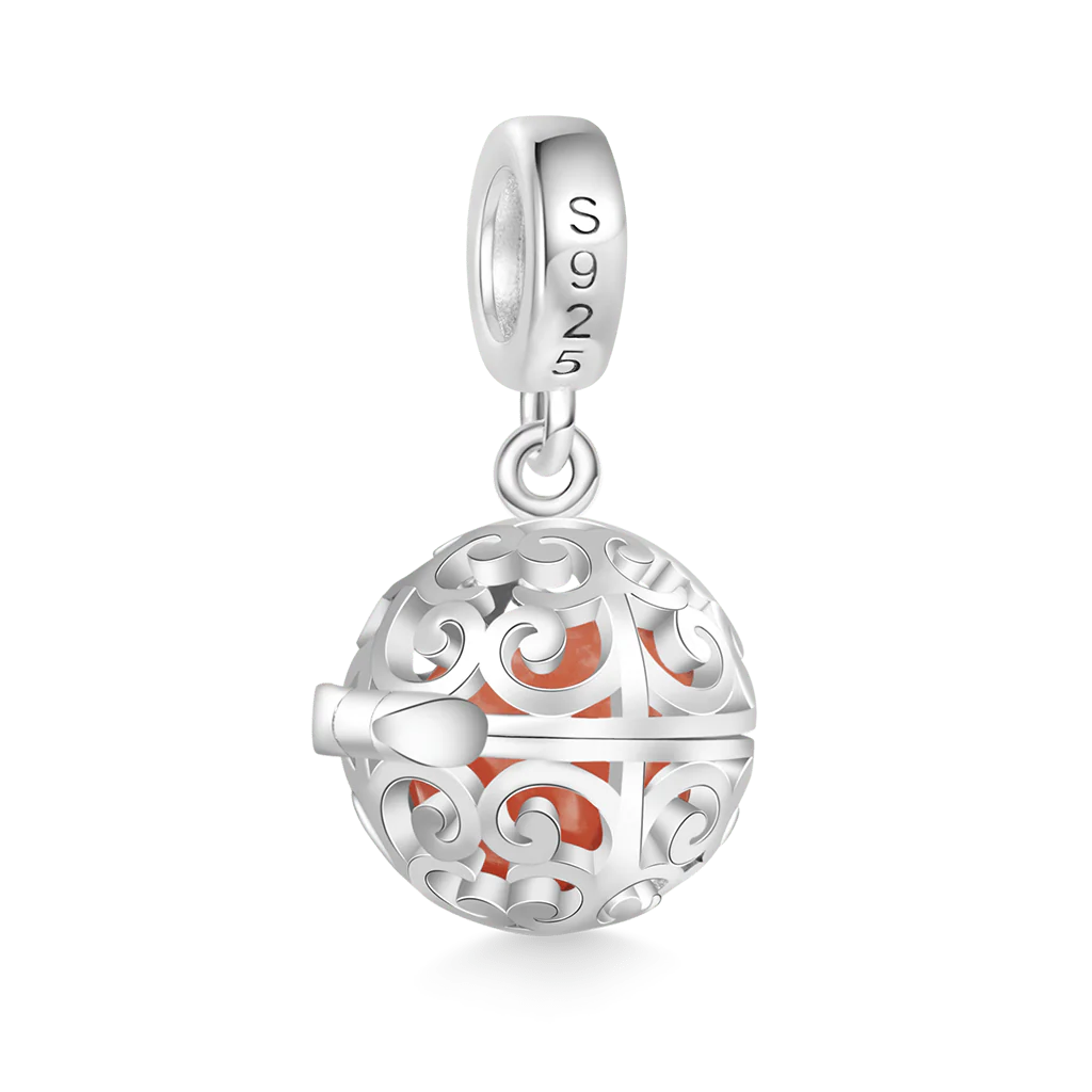 Gnoce Openable Lantern Glow-in-the-Dark Charm Platinum-plated Silver Blend - Image 3
