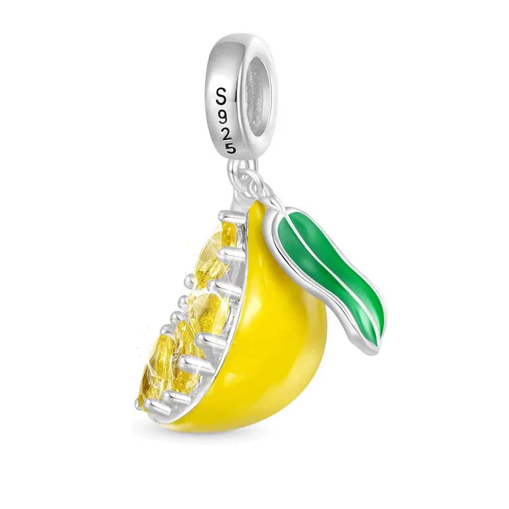 Gnoce Lemon Incense Charm Platinum-plated Silver Blend - Image 2