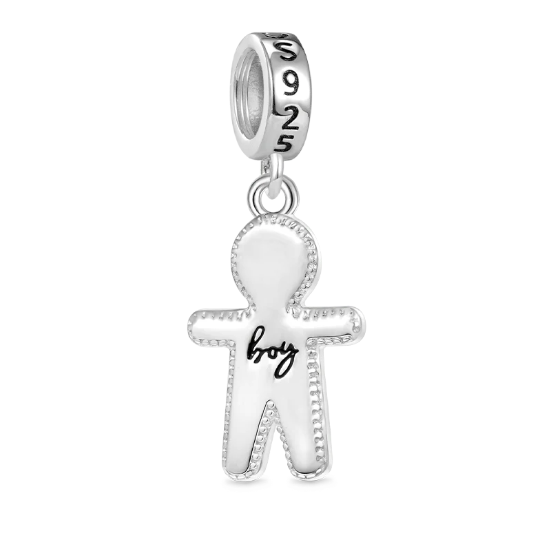Gnoce Little Boy Pendant Dangle Charm - Image 2