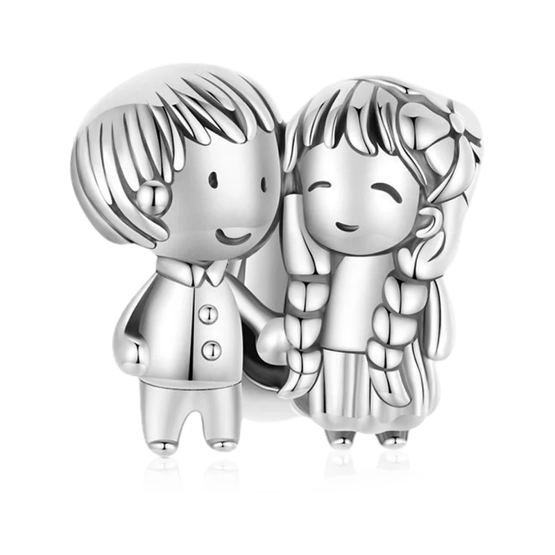 Gnoce Little Girl & Boy Stopper Charm