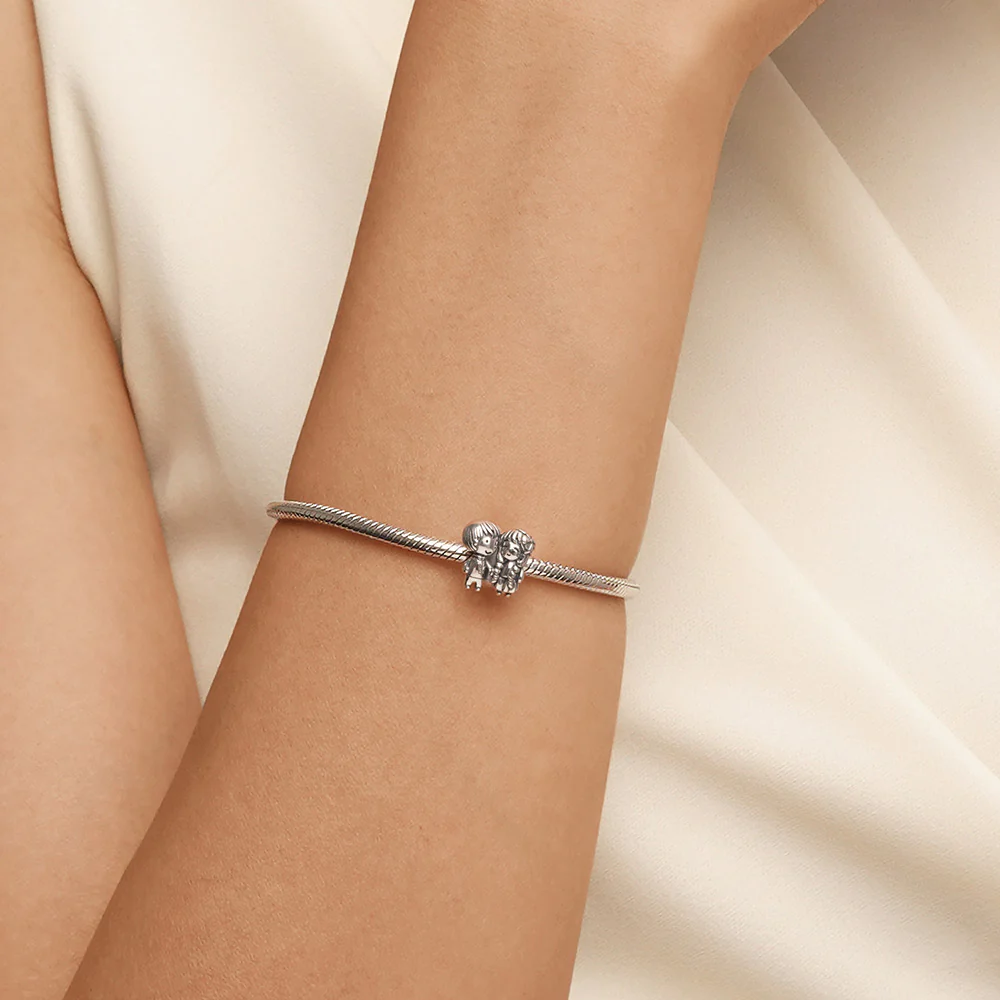 Gnoce Little Girl & Boy Stopper Charm - Image 5