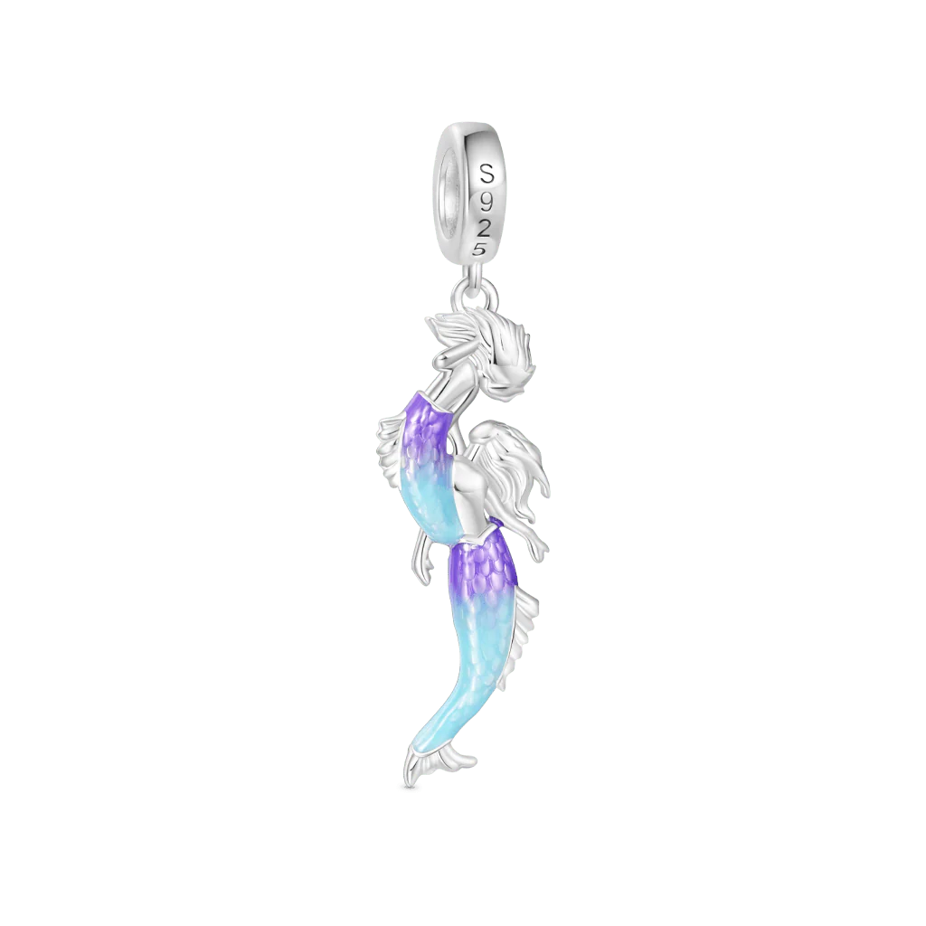 Gnoce Little Mermaid Sisters Pendant Dangle Charm - Image 2