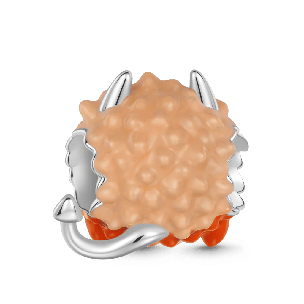 Gnoce Little Monster Charm Platinum-plated Silver Blend - Image 5
