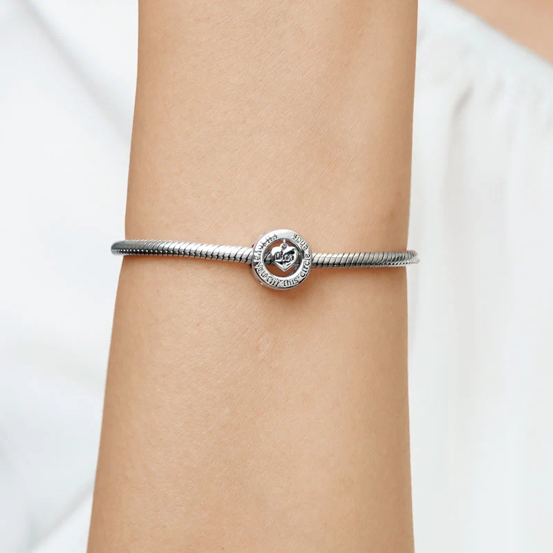 Gnoce Engravable Charm Platinum-plated Silver Blend - Image 5