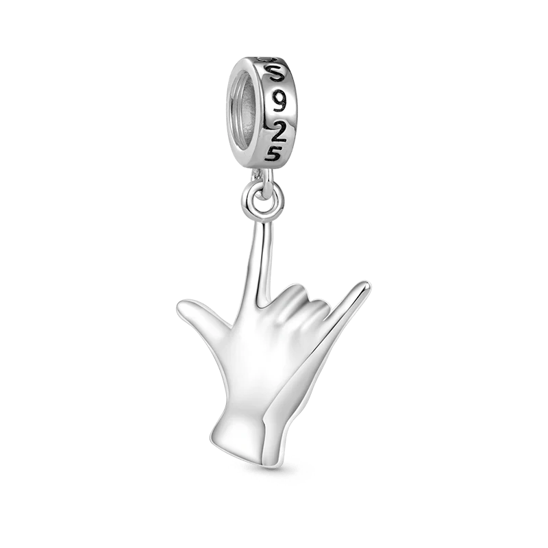 Gnoce Love Gesture Charm Platinum-plated Silver Blend - Image 2