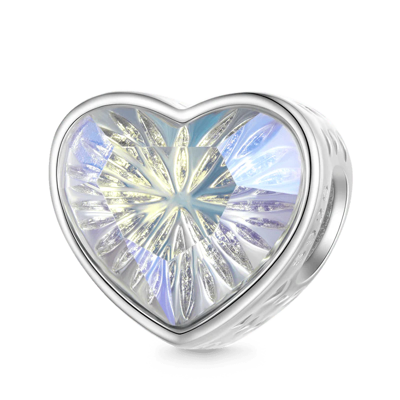 Gnoce Sparkling Love Heart Gift Charm