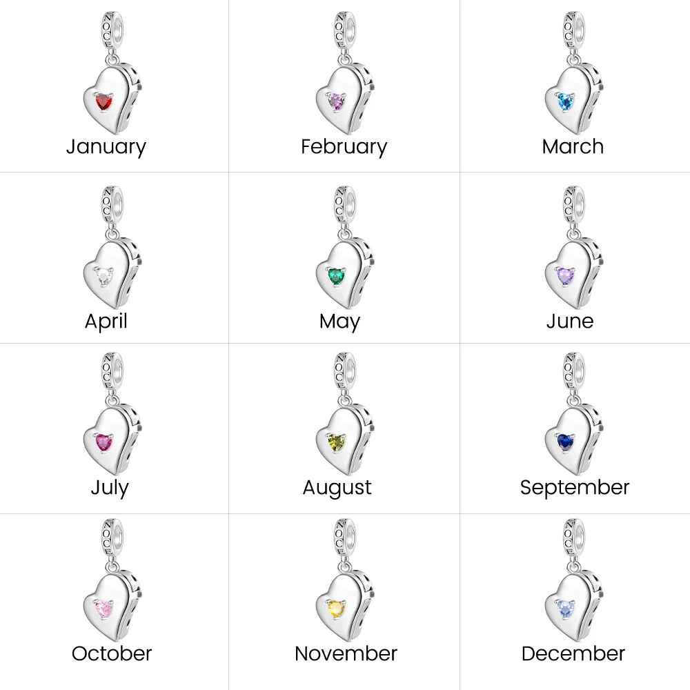 Gnoce Multiple Photo Locket Engravable Charm Platinum-plated Silver Blend - Image 4