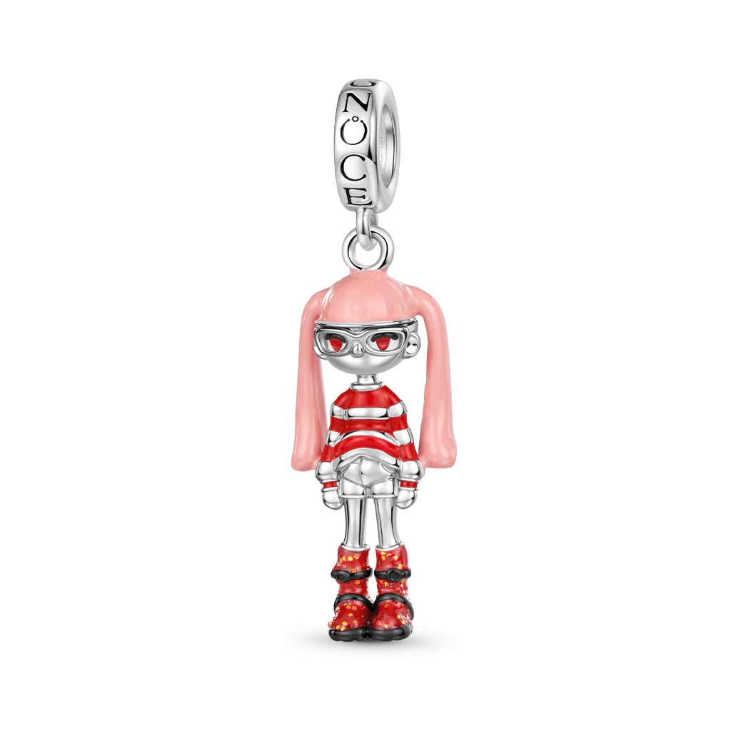 Gnoce Lovely Girl Pendant Dangle Charm