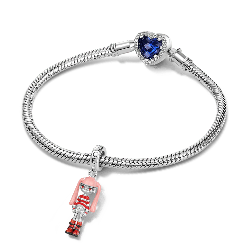 Gnoce Lovely Girl Pendant Dangle Charm - Image 3