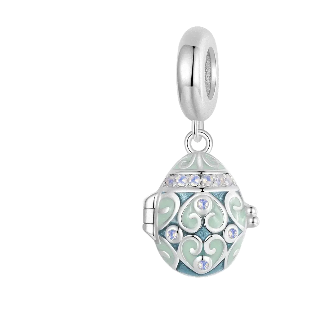 Gnoce Openable Lucky Egg Pendant Dangle Charm