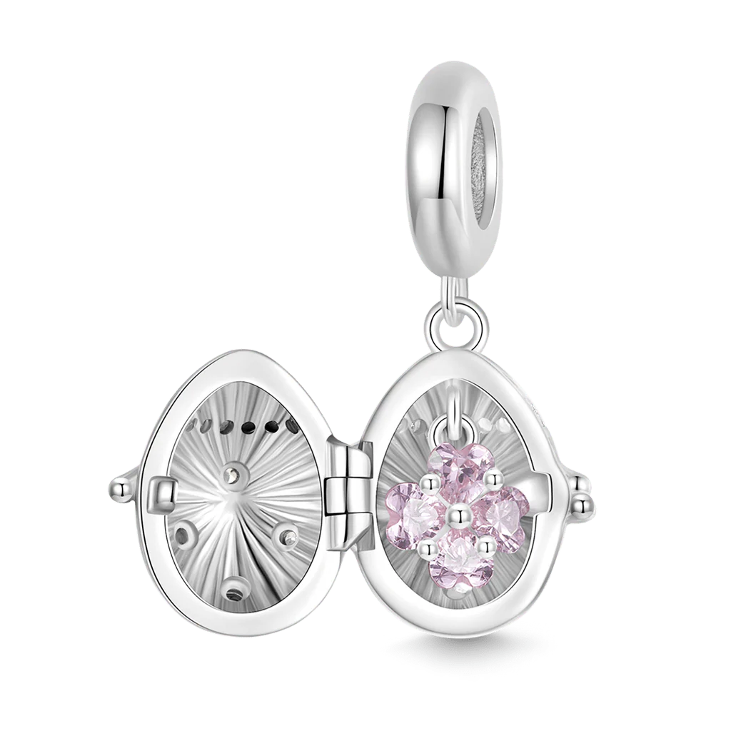 Gnoce Openable Lucky Egg Pendant Dangle Charm - Image 2