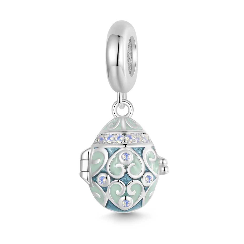 Gnoce Openable Lucky Egg Pendant Dangle Charm - Image 3