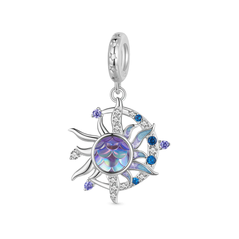 Gnoce Mystic Magic Sun Moon Pendant Dangle Charm