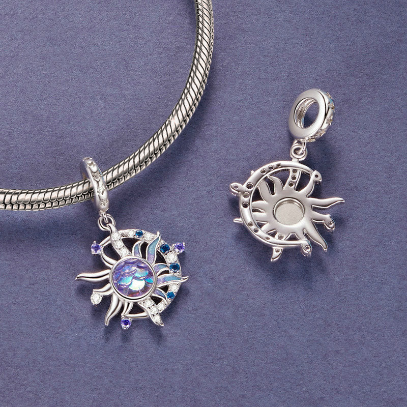 Gnoce Mystic Magic Sun Moon Pendant Dangle Charm - Image 2