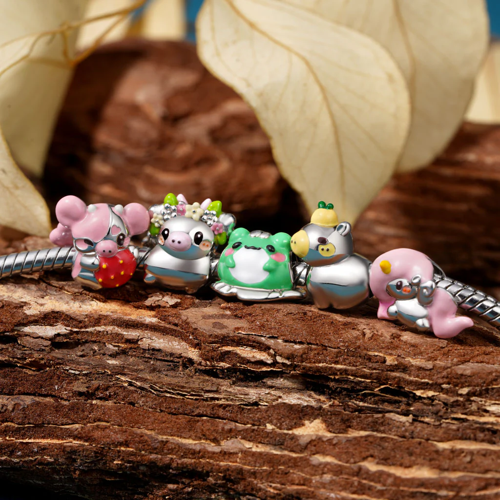 Gnoce Fuwuffle Magical Unicorn Charm Platinum-plated Silver Blend - Image 3