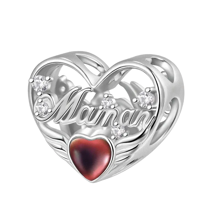 Gnoce Maman Mood Heart Charm
