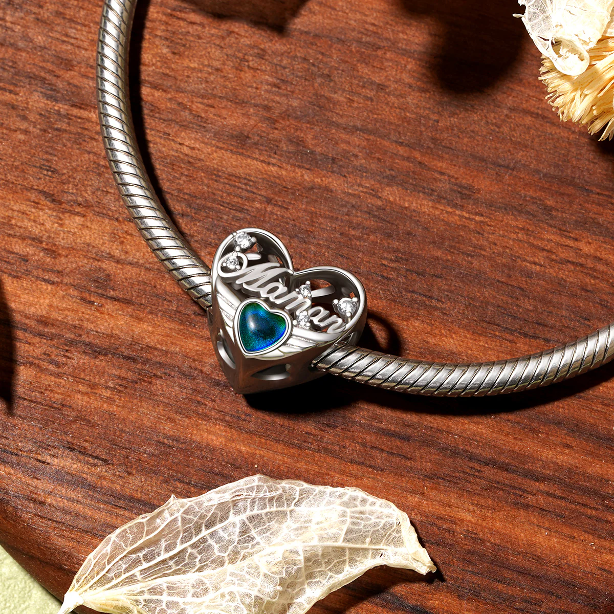 Gnoce Maman Mood Heart Charm - Image 3