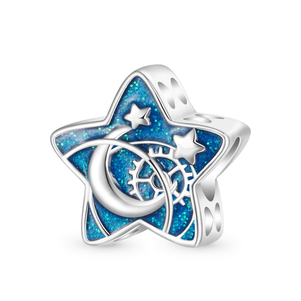 Gnoce Mechanical Star Charm