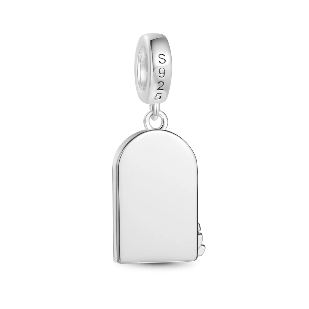 Gnoce Malaysia Melaka Stadthuys Charm Platinum-plated Silver Blend - Image 5