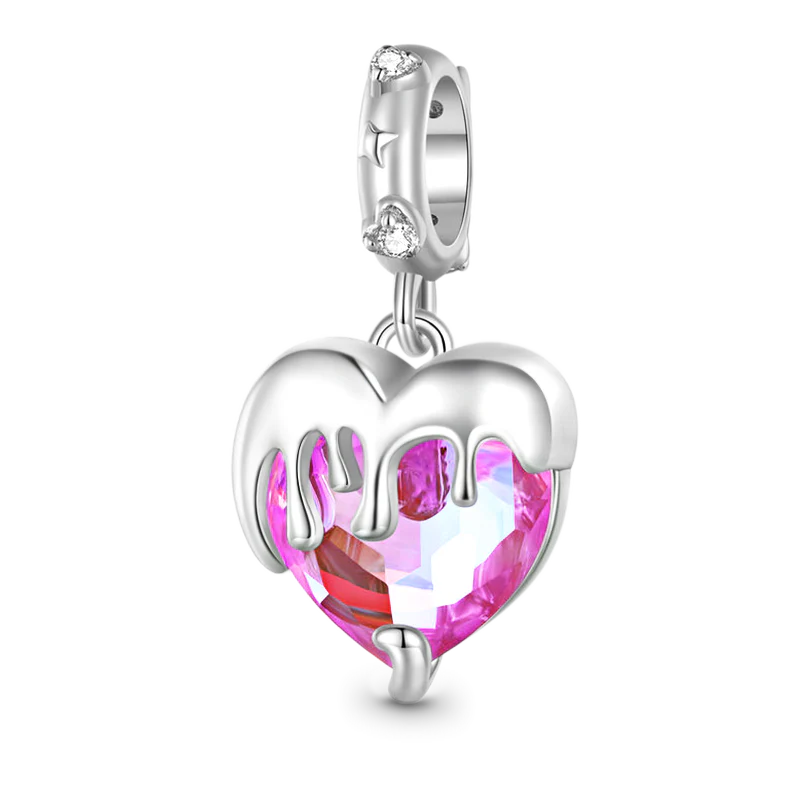 Gnoce Melting Heart Pendant Dangle Charm