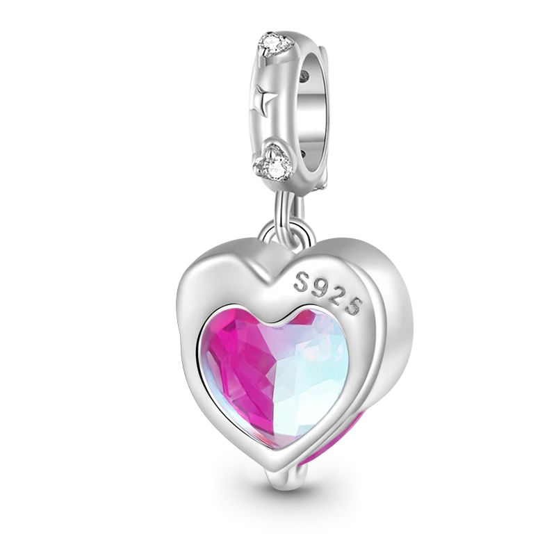 Gnoce Melting Heart Pendant Dangle Charm - Image 2