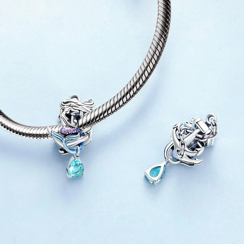 Gnoce Mermaid on Anchor Charm - Image 2