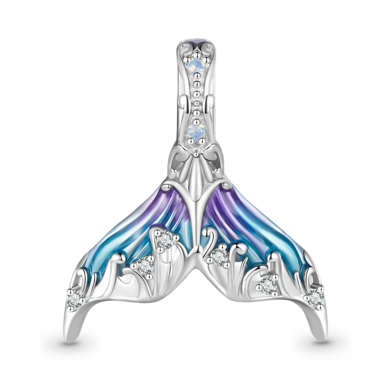 Gnoce Mermaid Tail Pendant Dangle Charm