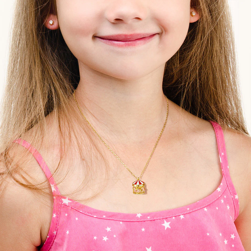 Gnoce Merry-Go-Round Necklace Platinum-plated Silver Blend - Image 3