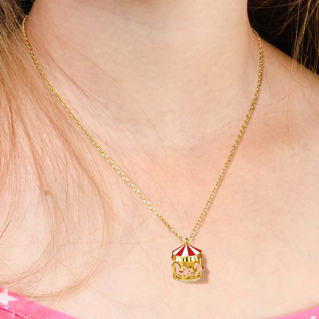 Gnoce Merry-Go-Round Necklace Platinum-plated Silver Blend - Image 4