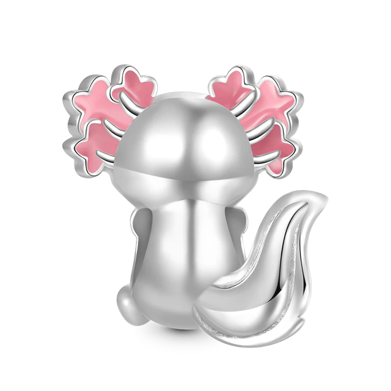 Gnoce Magical Mexican Axolotl Mood Charm Platinum-plated Silver Blend - Image 2