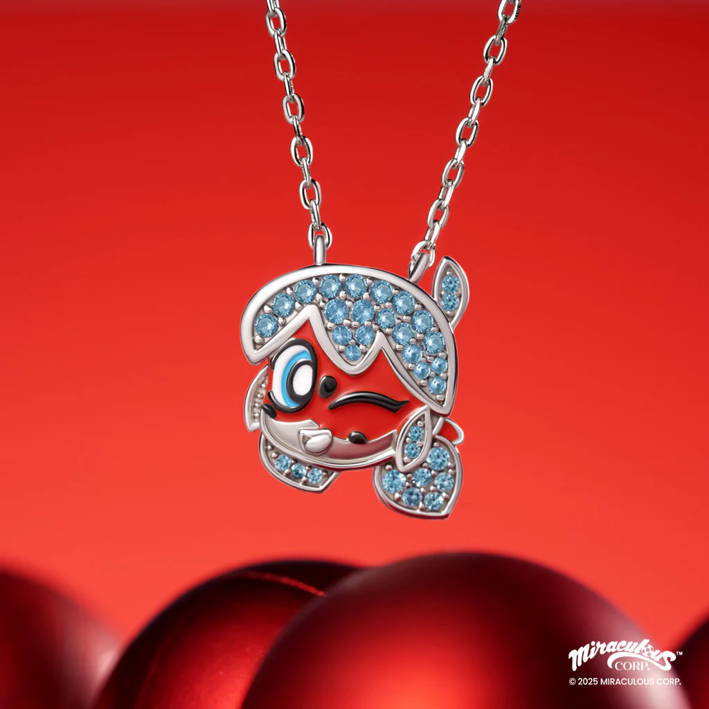 Gnoce Miraculous Ladybug Pendant Necklace - Image 3
