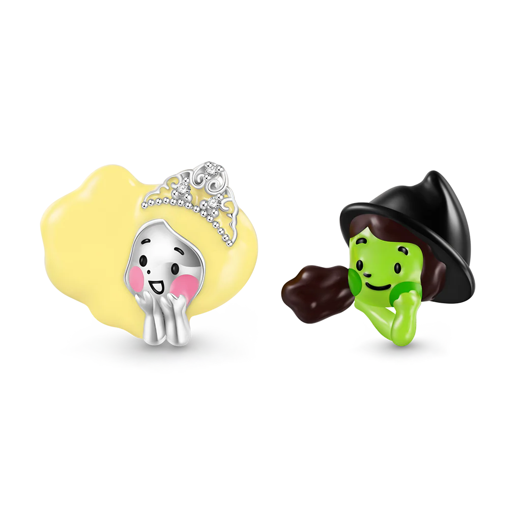 Gnoce Mismatched Wicked Witch Stud Earrings
