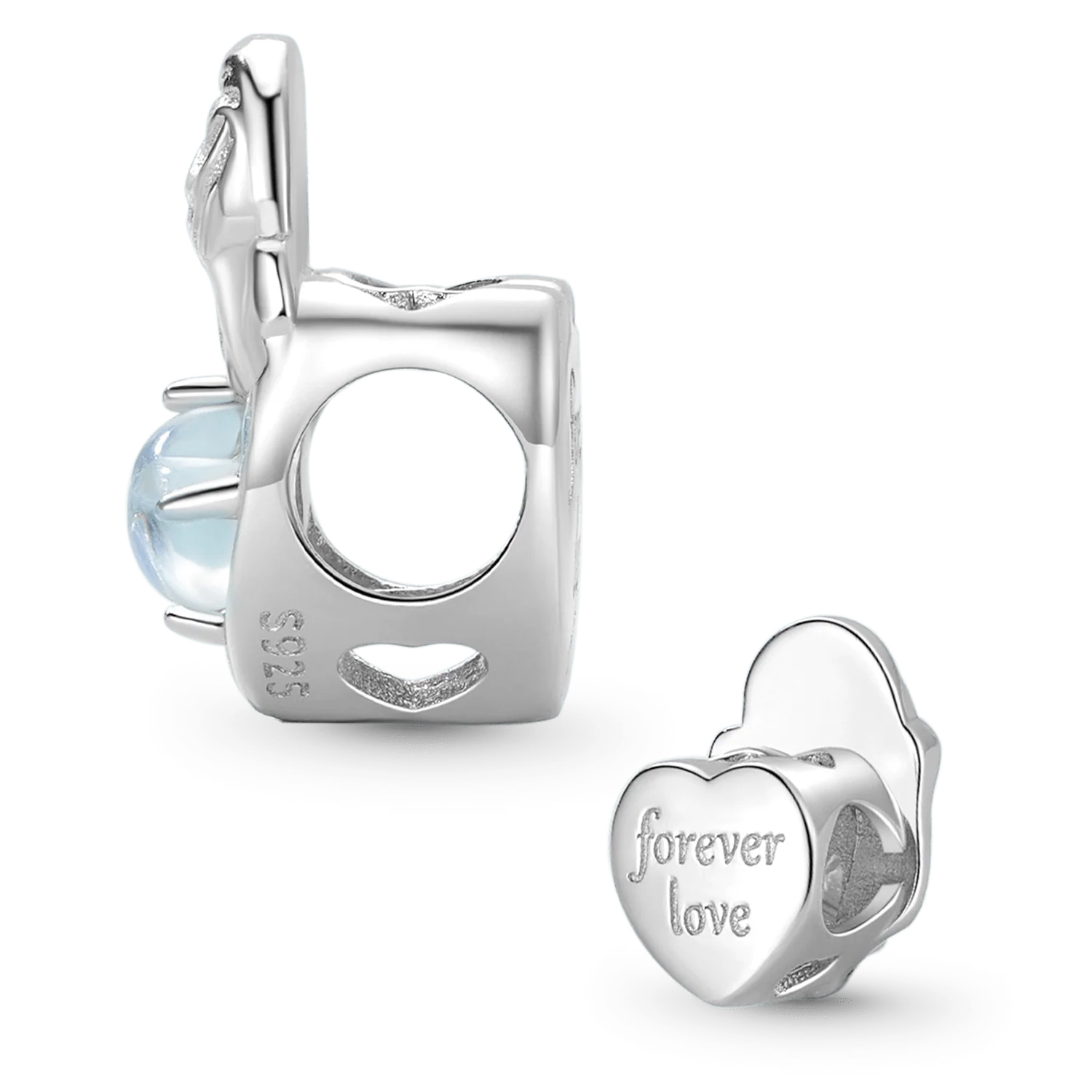 Gnoce Mother & Child Moonstone Charm - Image 2