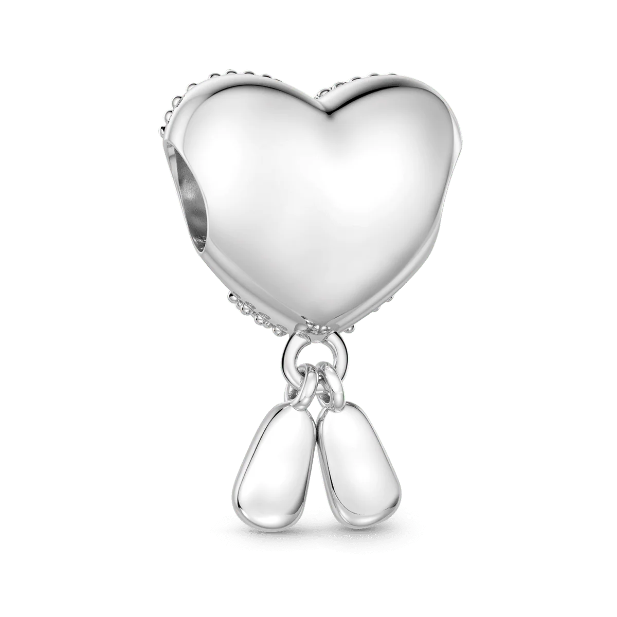 Gnoce Mother Heart with Baby Shoes Charm - Image 5