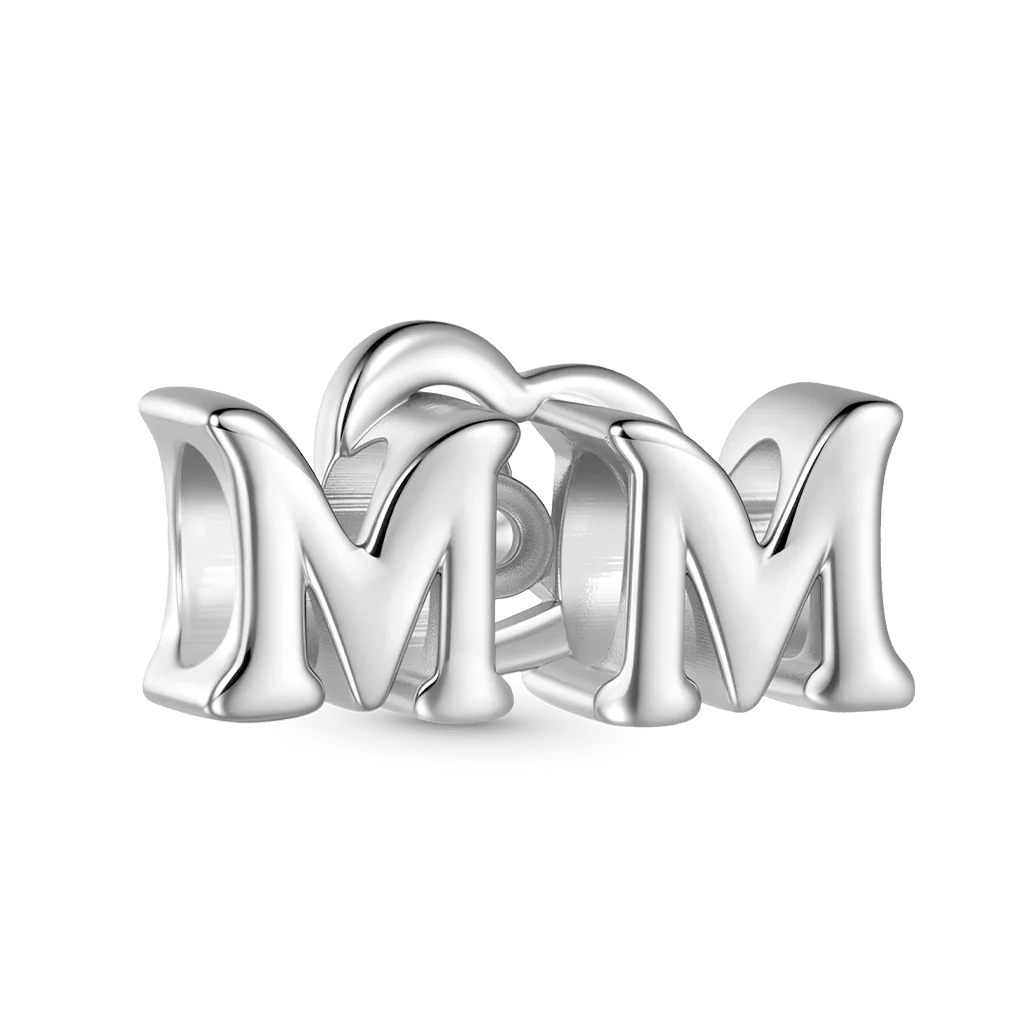 Gnoce Mother's Day Love Charm Platinum-plated Silver Blend - Image 2