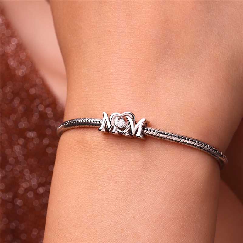 Gnoce Mother's Day Love Charm Platinum-plated Silver Blend - Image 4